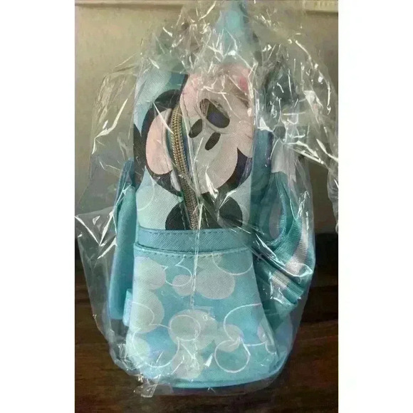 NWT WondaPOP Vegan Leather Disney Mini Backpack Micky Mouse Blue new in packagin - Picture 5 of 6